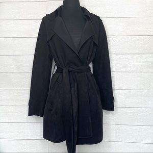 Love Token | Sessair Black Trench Coat